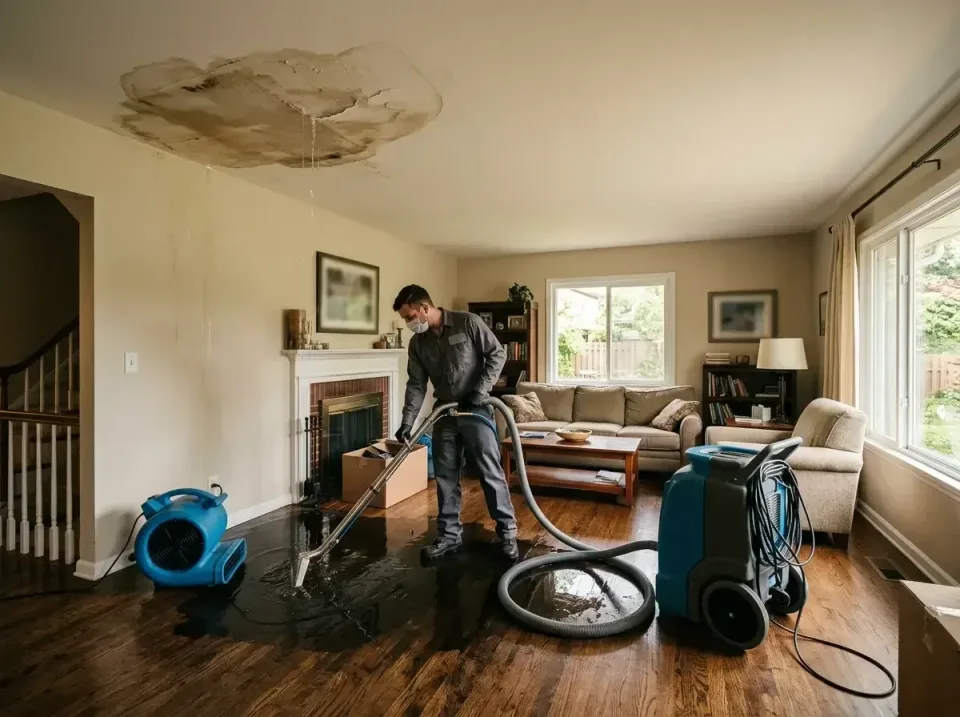 attic-pipe-burst-ceiling-drip-008 — frequently asked questions, Water Damage Restoration & Carpet Care in Charlestown, MD